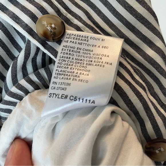 Carly Jean Los Angeles CJLA Grey Striped Brighton Jumpsuit Small - Picture 14 of 15